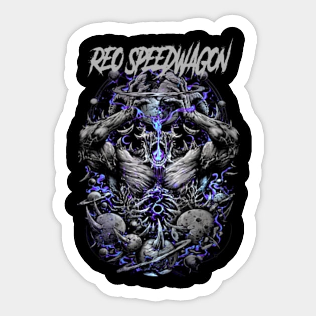 REO SPEEDWAGON BAND MERCHANDISE Sticker by Rons Frogss